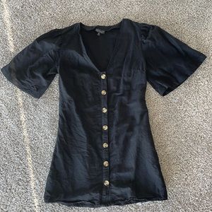 Black Topshop mini dress